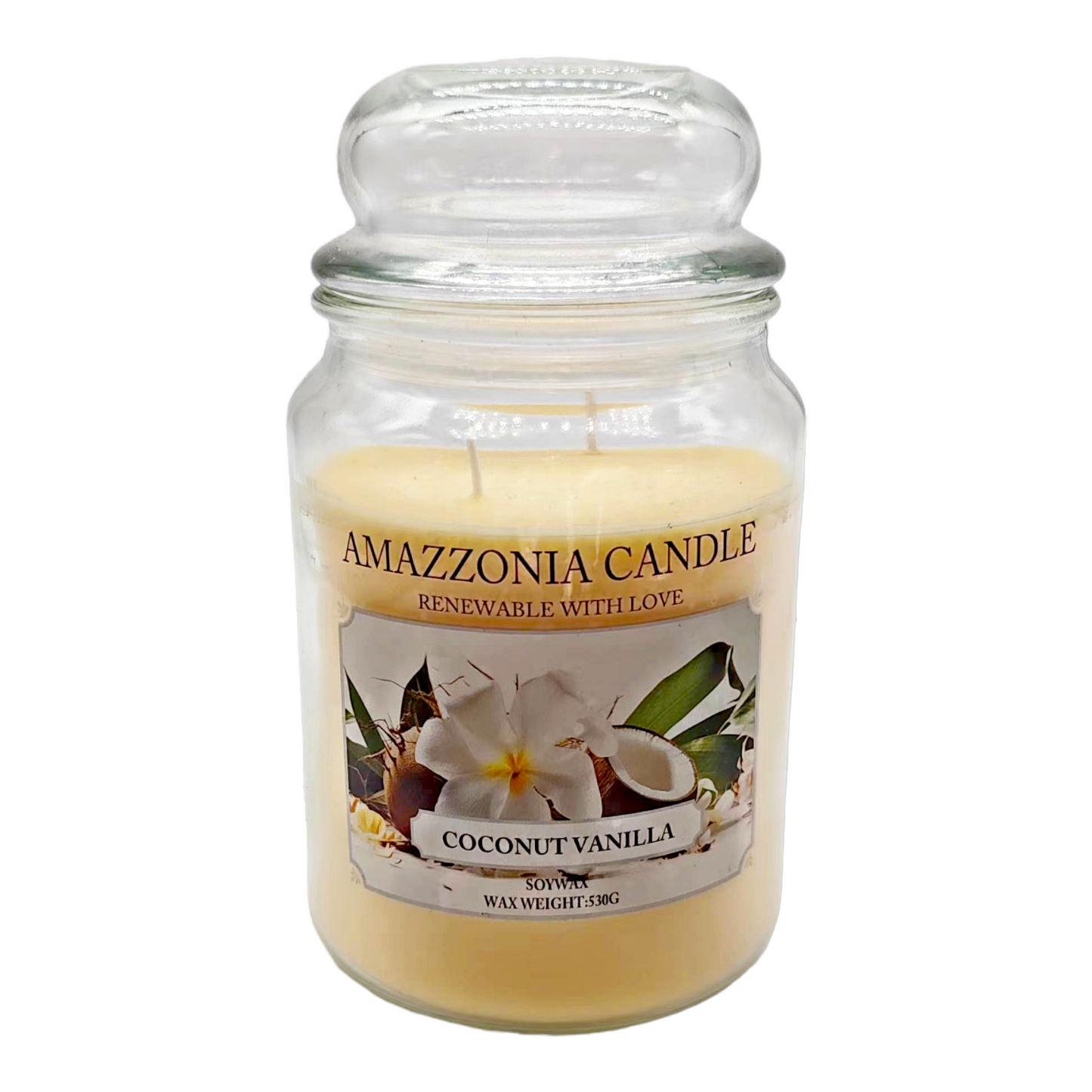 Amazzonia Candle Coconut Vanilla 530 Gr
