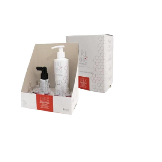 Bright Trikho Lifex Kit Trattamento Coadiuvante Prevenzione Caduta(Shampoo+Lozione+Fiale)